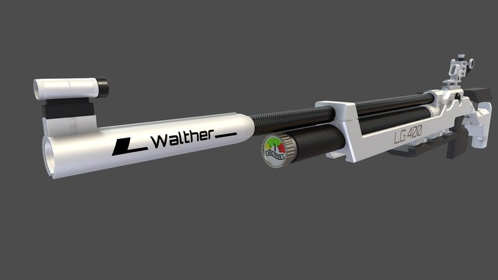 Walther LG-400 Alutec 3D Model