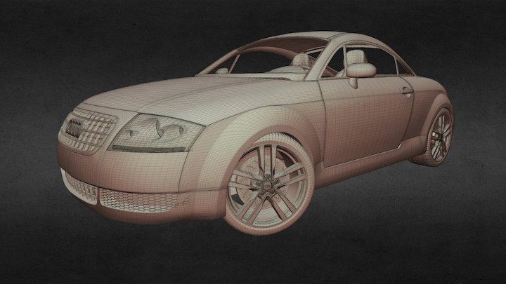 Audi TT Coupe 3D Model