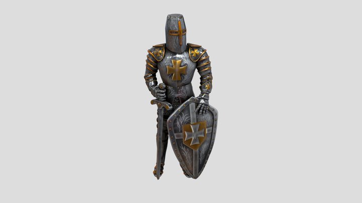 Knight 3D Print 3D Model