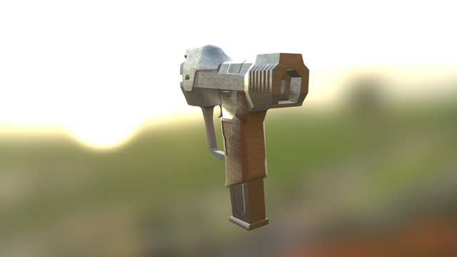 M6D Magnum from Halo 3D Model