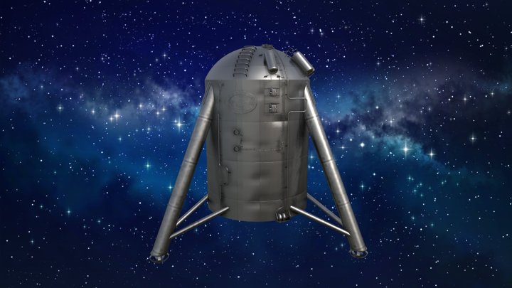 SpaceX Starhopper 3D Model