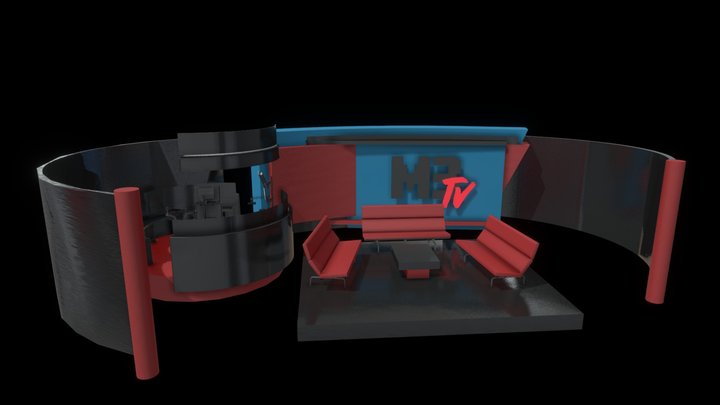 M3TV Stage – Free 3D Model STL