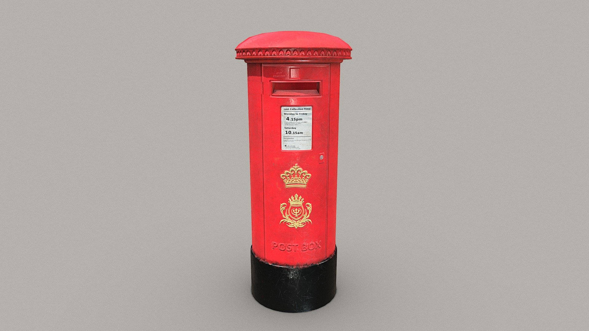 UK Red Letter Box - Buy Royalty Free 3D model by Sousinho [9d560a3 ...