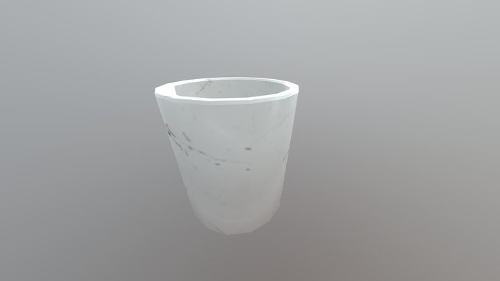 Coffee Mug game-ready background asset 3D Model