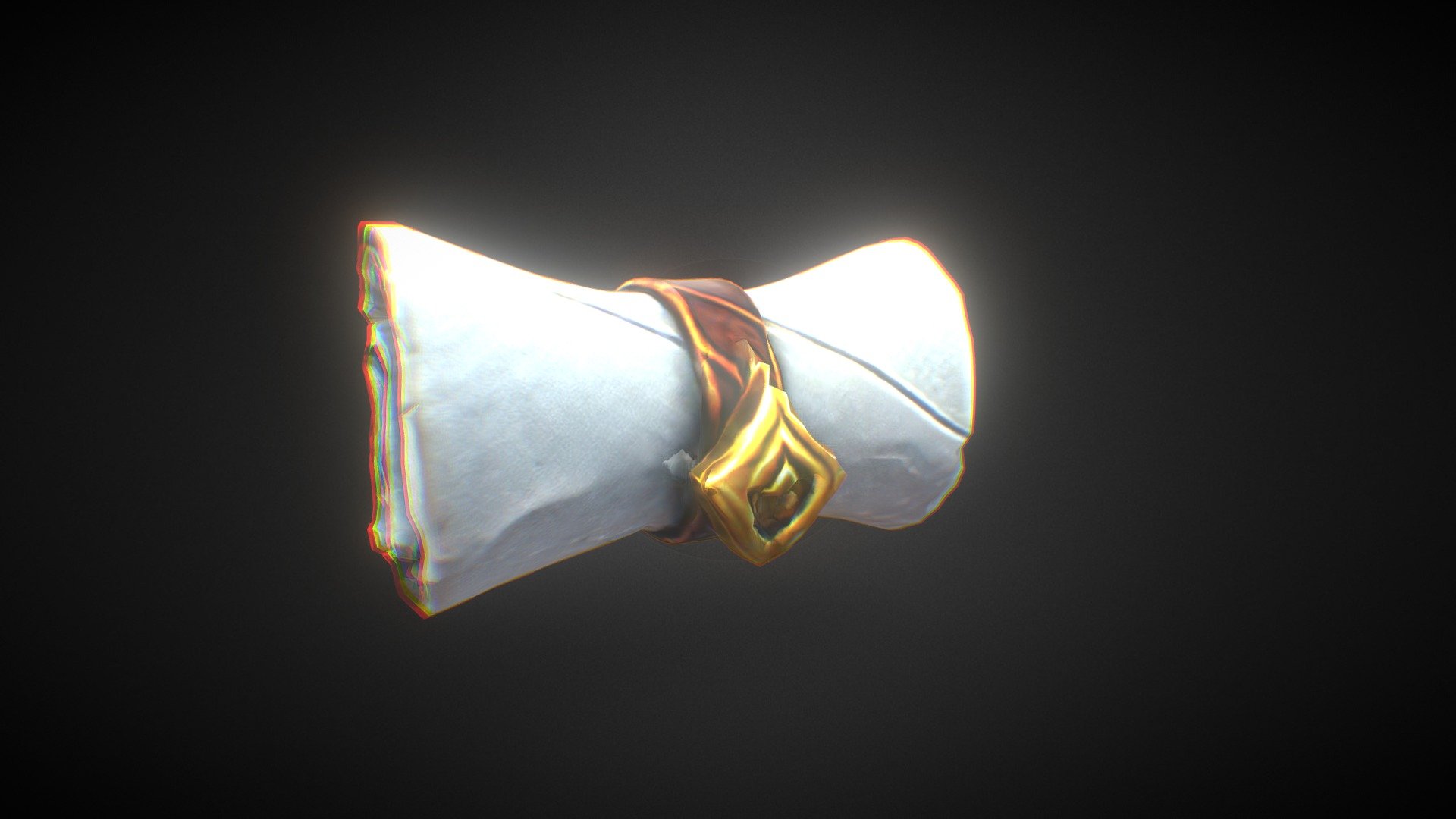 Wizard Scroll - Download Free 3D Model By Renderhub (@renderhub3d ...