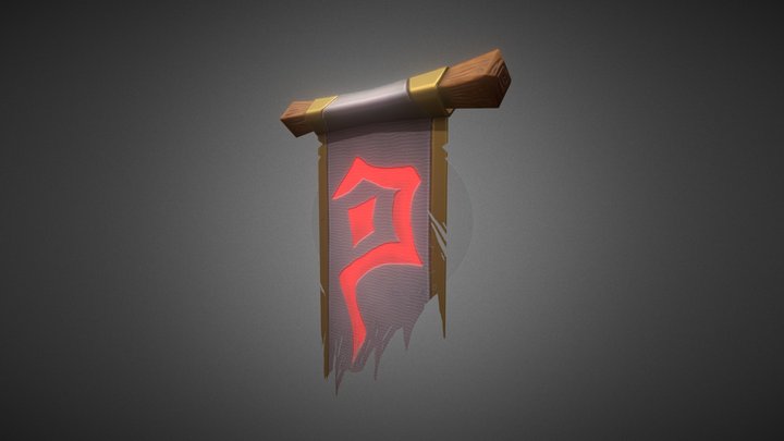 Nordic Flag 3D Model