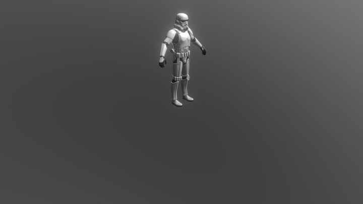 Fortnite Stormtrooper Skin 3D Model