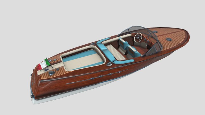 Riva aquarama lamborghini 3D Model