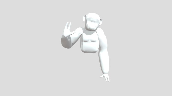 Monke 3D Model