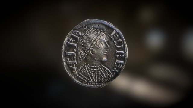 Silver penny of Alfred the Great – Free 3D Model STL