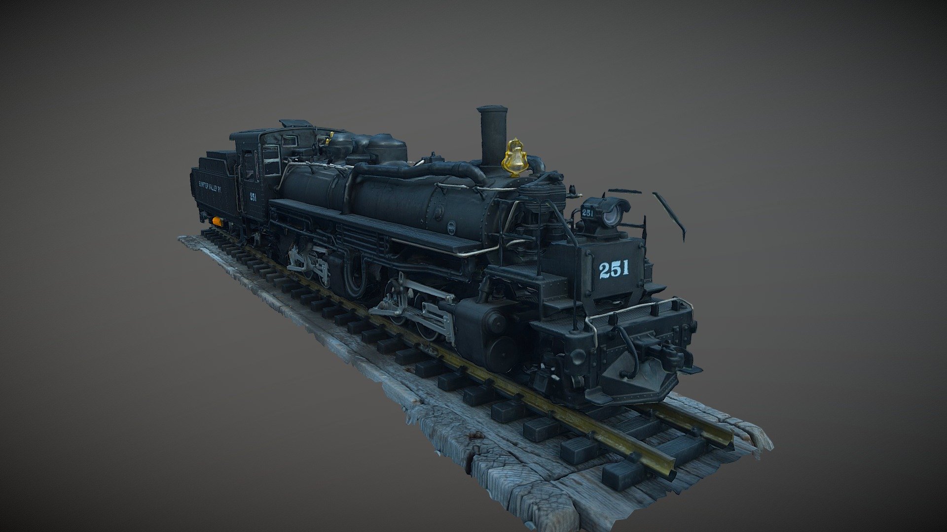 "Sumpter Valley" Mallet Heavy Steam Locomotive
