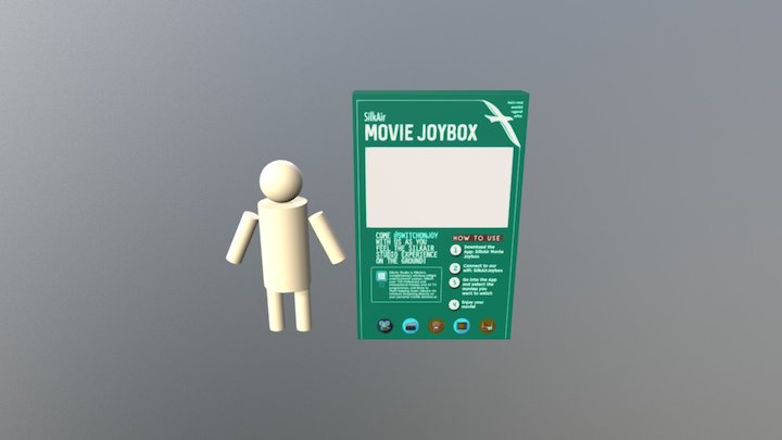 Product - Joy Box Size Comparison 3D Model
