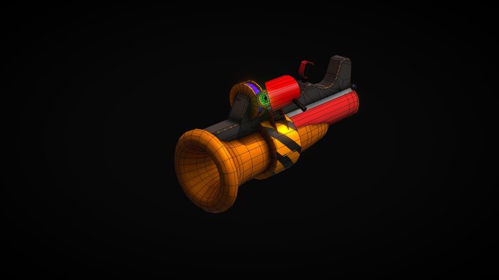 Gun Concept 3D Model