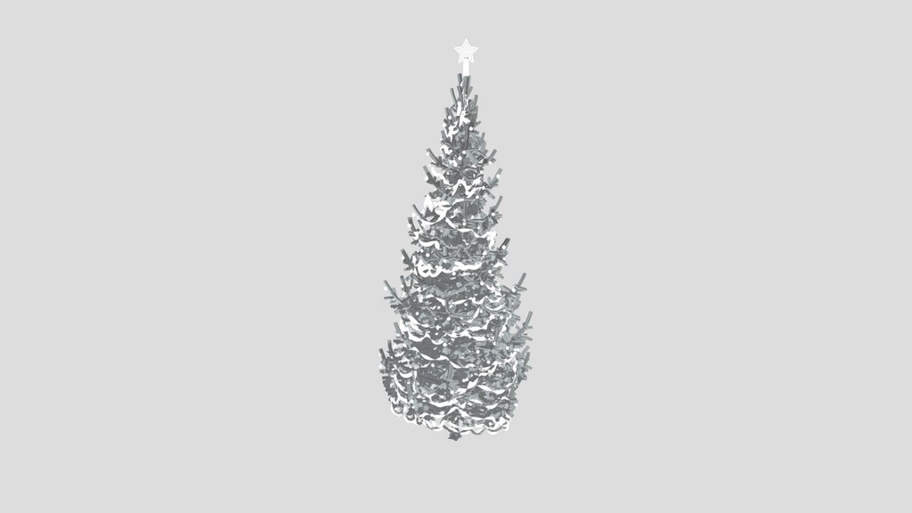 Christmas Tree White Large