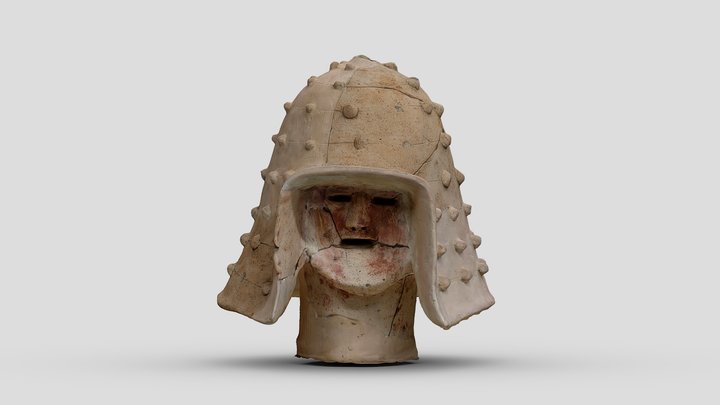 武人頭埴輪（稲荷山古墳） 3D Model
