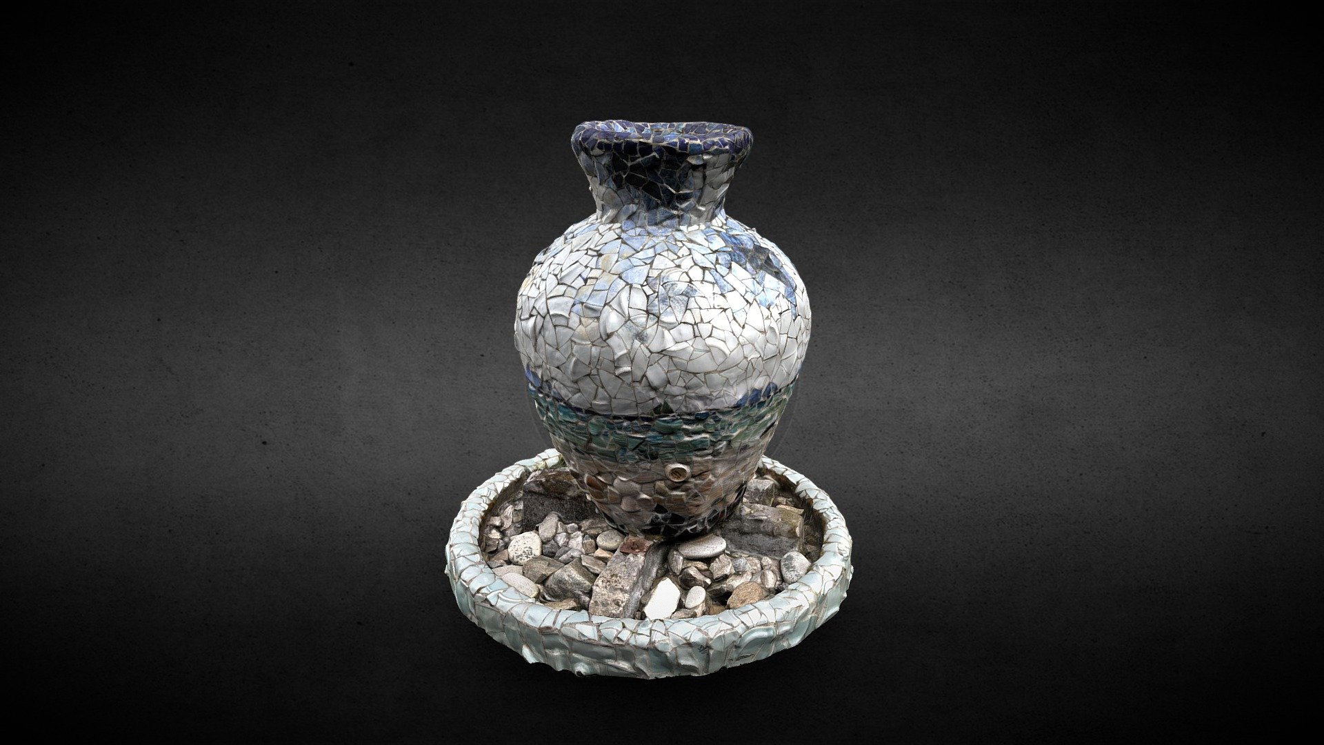 Large stoneware jar — Sketchfab embed 3D viewer
