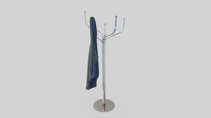 Clothes Hanger Low-poly 3D model 3D Model