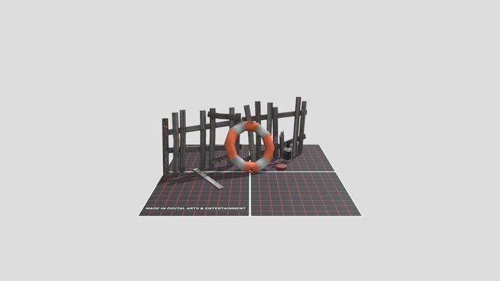 DAE 5 Finished props - Forest Loner 3D Model