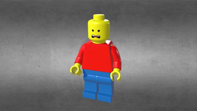 Lego Man Prop 3D Model