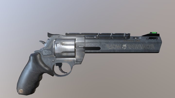 Pistol-Magnum 3D Model