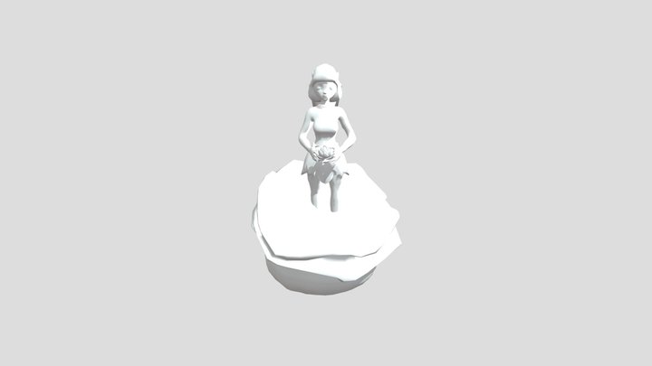 3D Art - Stylized Character+Prop+Base 3D Model