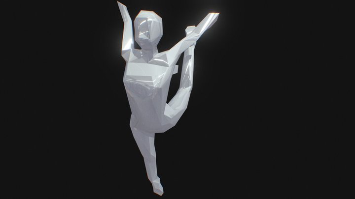 Ballerina Pendant 3D Model
