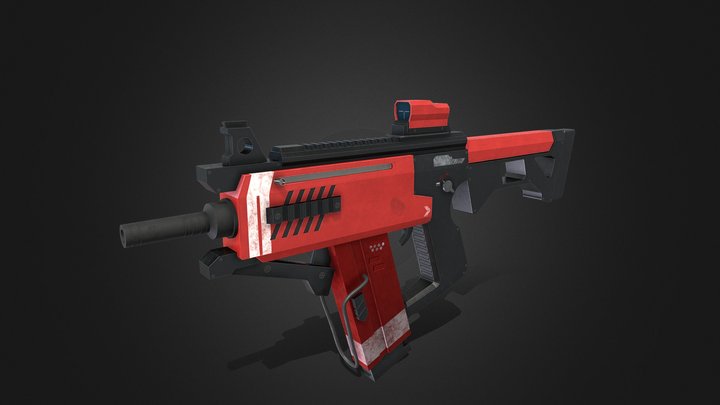 Tokyo SMG Rifle 3D Model