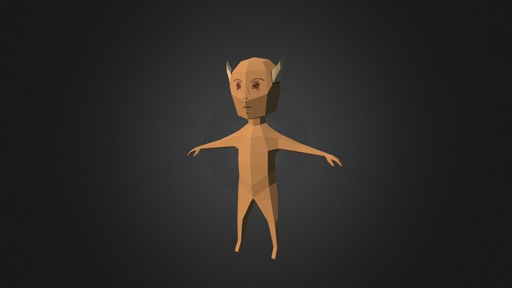 model_humanoid_horns 3D Model