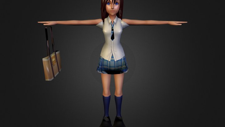 Kairi School 3D Model