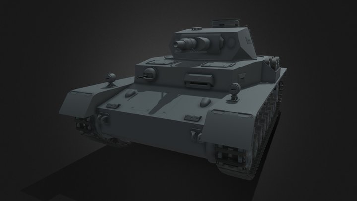Panzer IV F1 3D Model