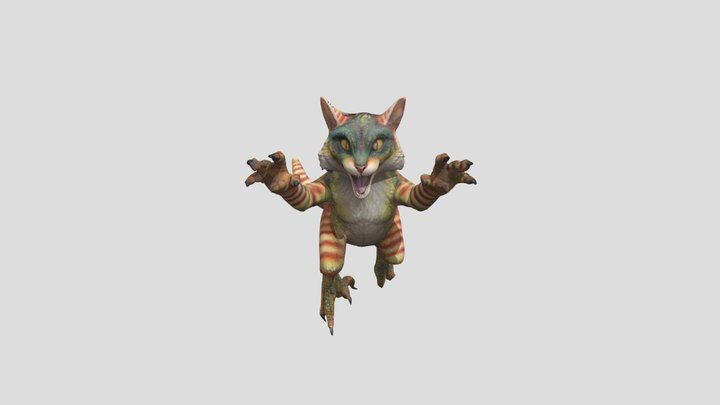 Raptor kitty 3D Model