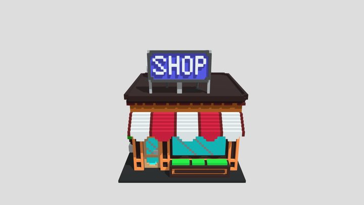 Shop Tier 1 3D Model