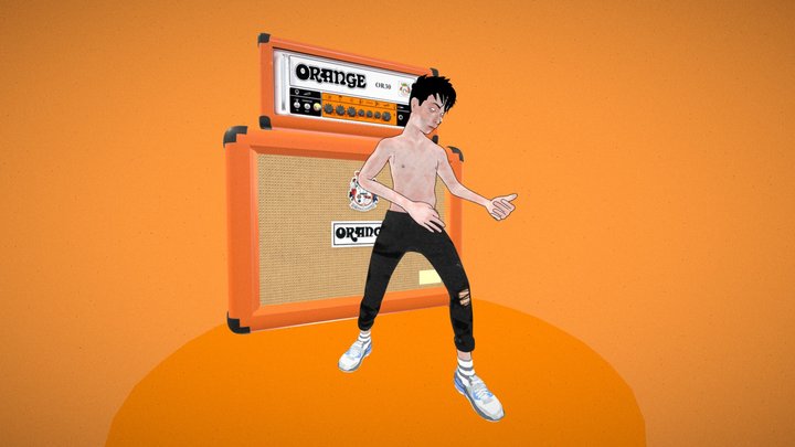 ORANGE AMP 3D Model
