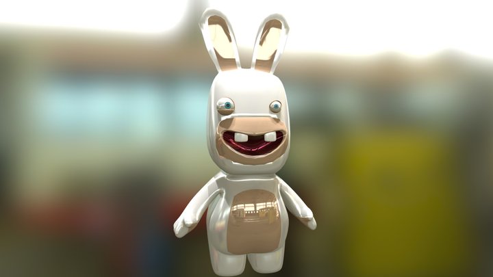 Rayman Rabbid 3D Model
