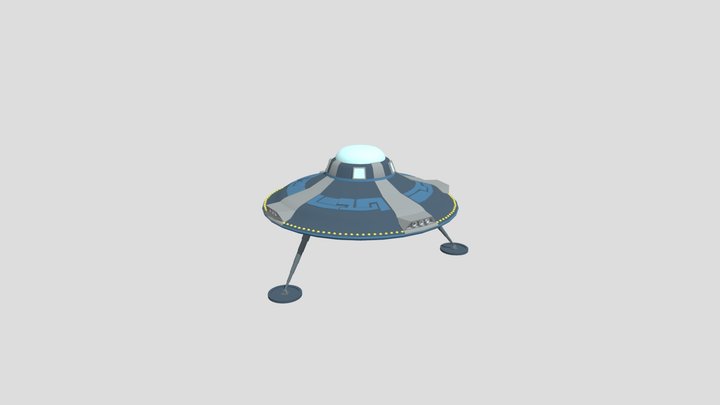 Adub92_DZ_UFO_ Details 3D Model