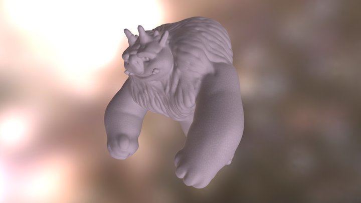 Troll (inspired by aaarrrggghhh) 3D Model
