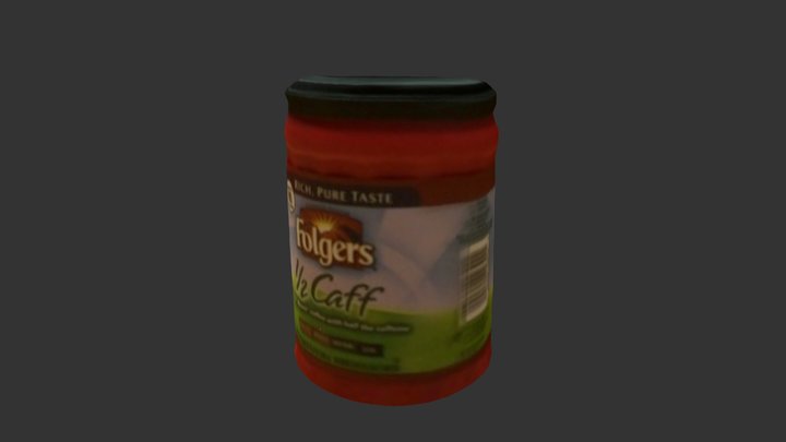 Coffee Can 3D Model