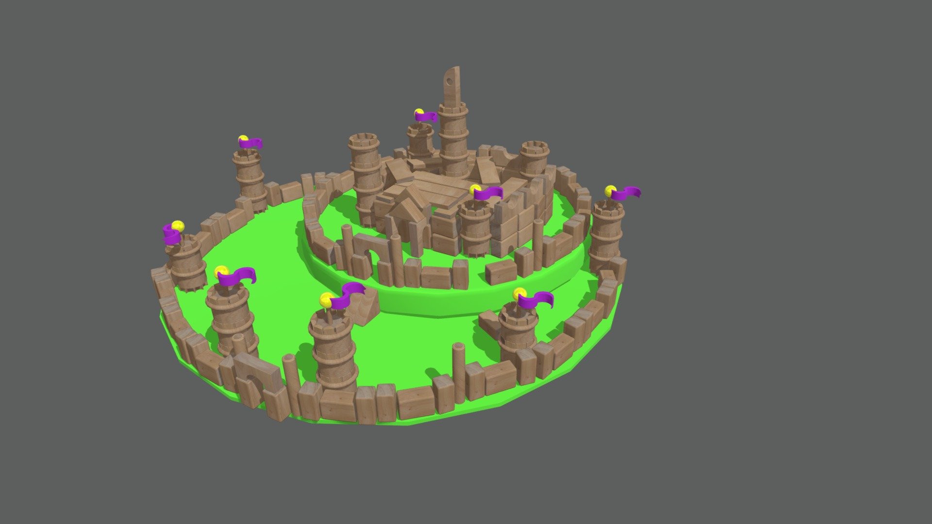 Toy Castle Download Free 3D model by AMW (AMmw55095) [9d64986