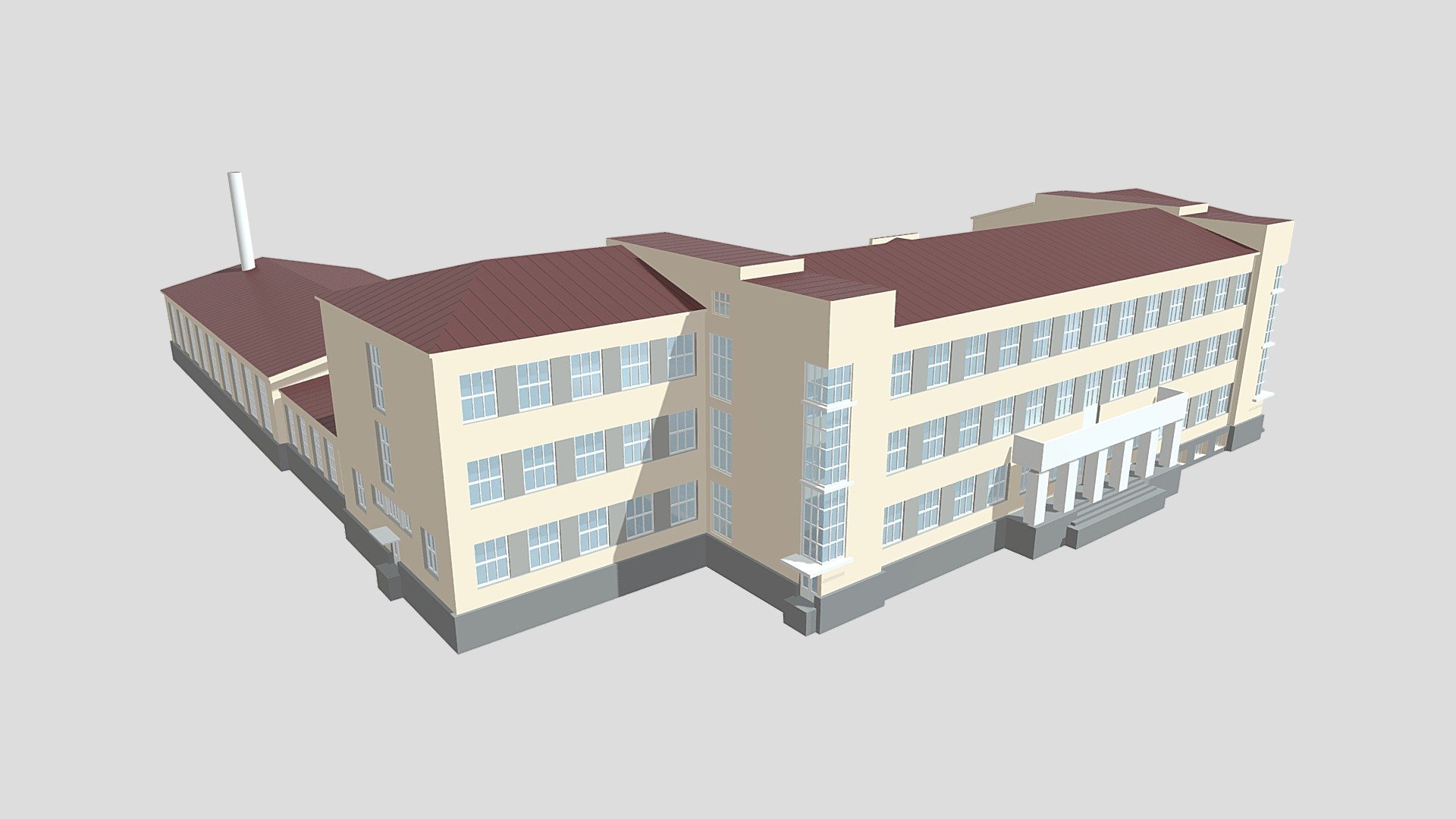 VTUZGORODOK_08_InstituteOfMetallurgy — Sketchfab embed 3D viewer