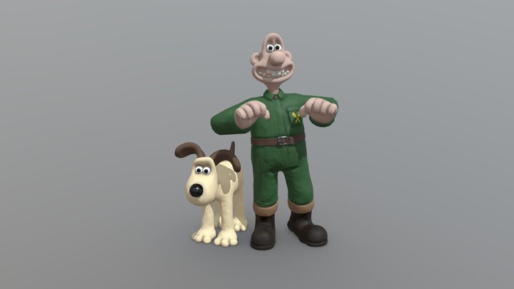Wallace and Gromit: The Big Fix Up 3D Model