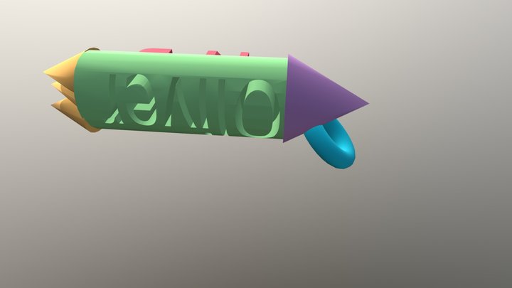 Olivers Keyring 3D Model