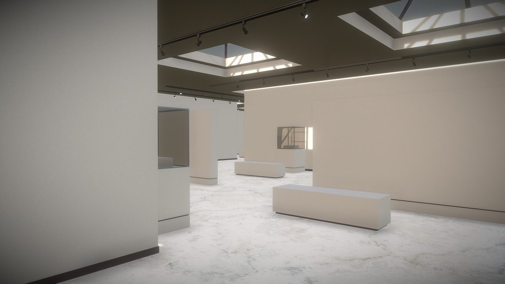 Virtual Gallery scene 01