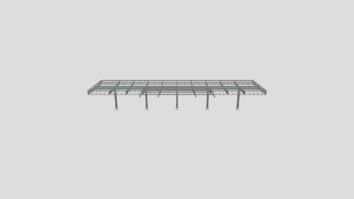 POSTO DE COMBUSTÍVEL - PROJETO EXECUTIVO 3D Model