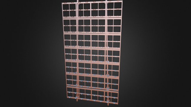 TARCZA STALOWA POD OŚWIETLENIE 3D Model
