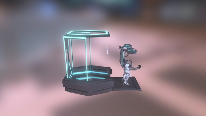 Fuck It, Chair With Legs 3D Model