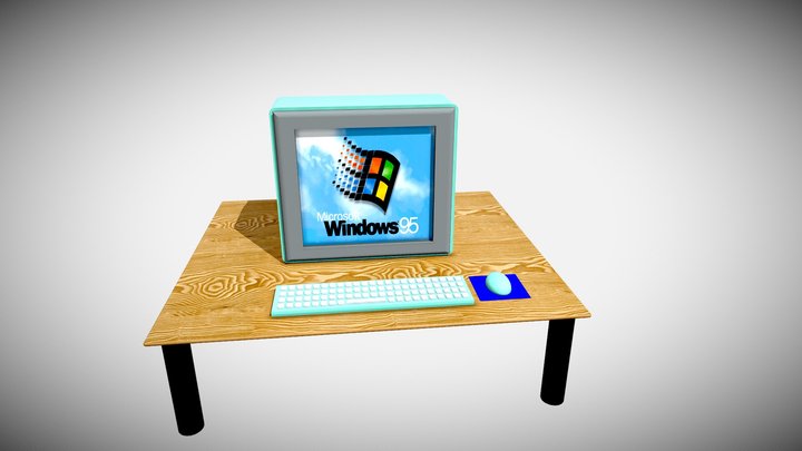 Computer Monitor 3D Model