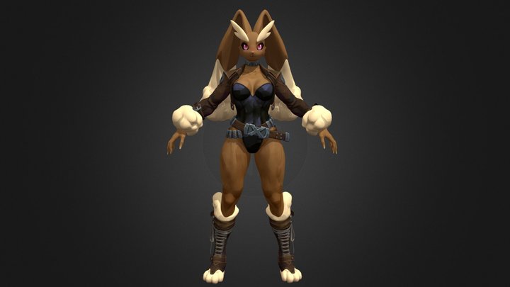 Lopunny rogue 3D Model