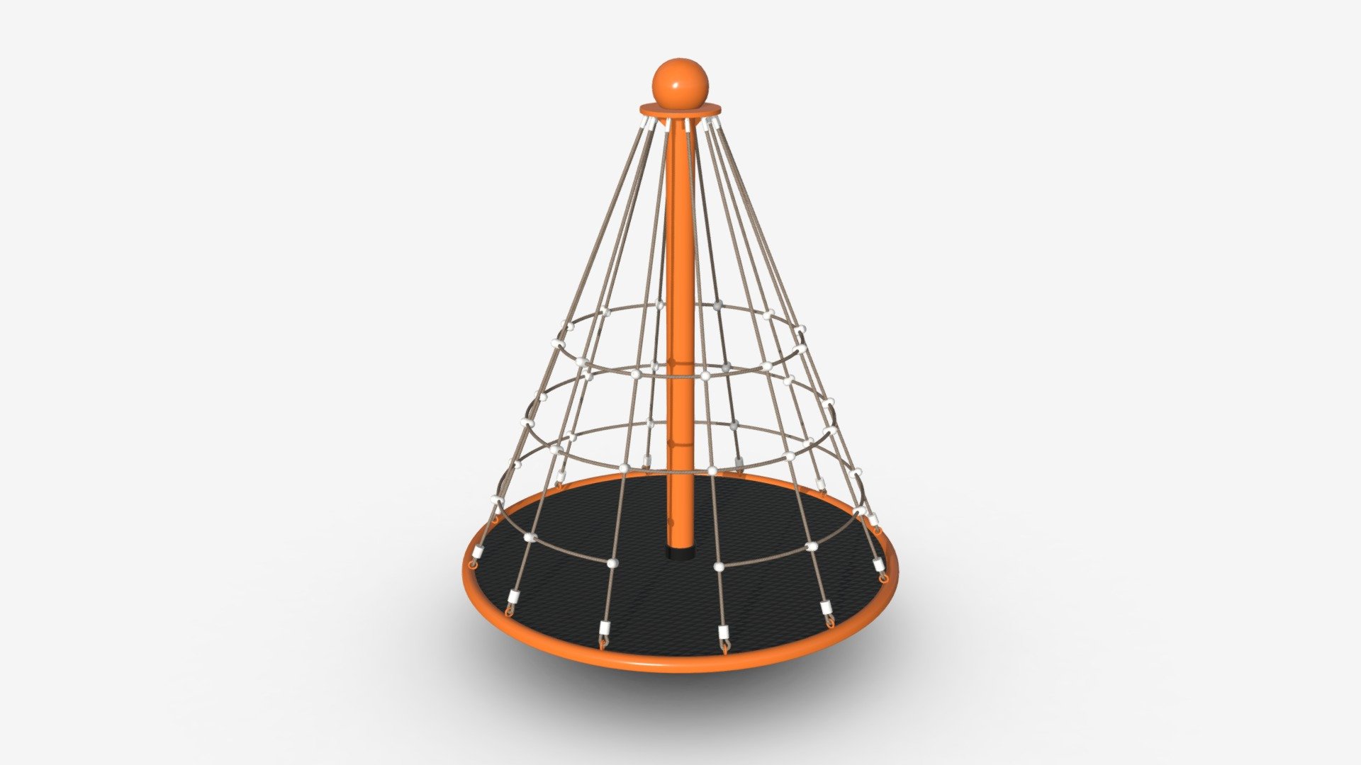 Carousel with rope climber - Buy Royalty Free 3D model by HQ3DMOD ...