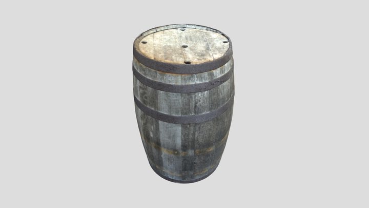 Fort Pulaski Barrel 3D Model