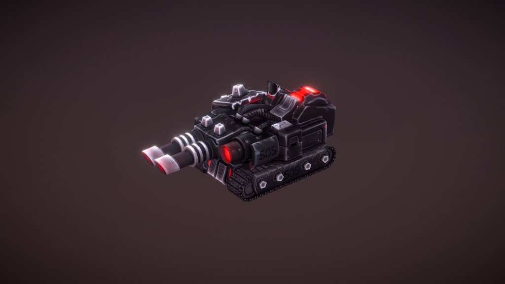 Laser Tank for RTS Game